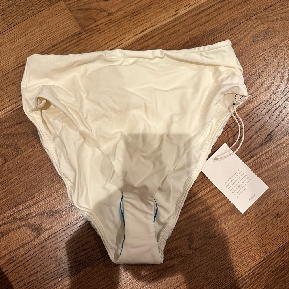 Tularosa Cream Bikini Bottom